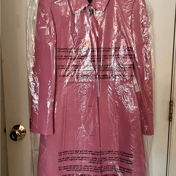 Retro Pink Lady Day Coat in Italian Double-Cloth Wool with Thinsulate - Picture 6 of 6